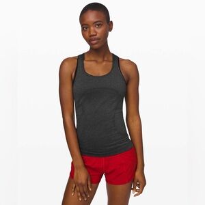 Lululemon Swiftly Speed Racerback *Shine* in black, white and silver